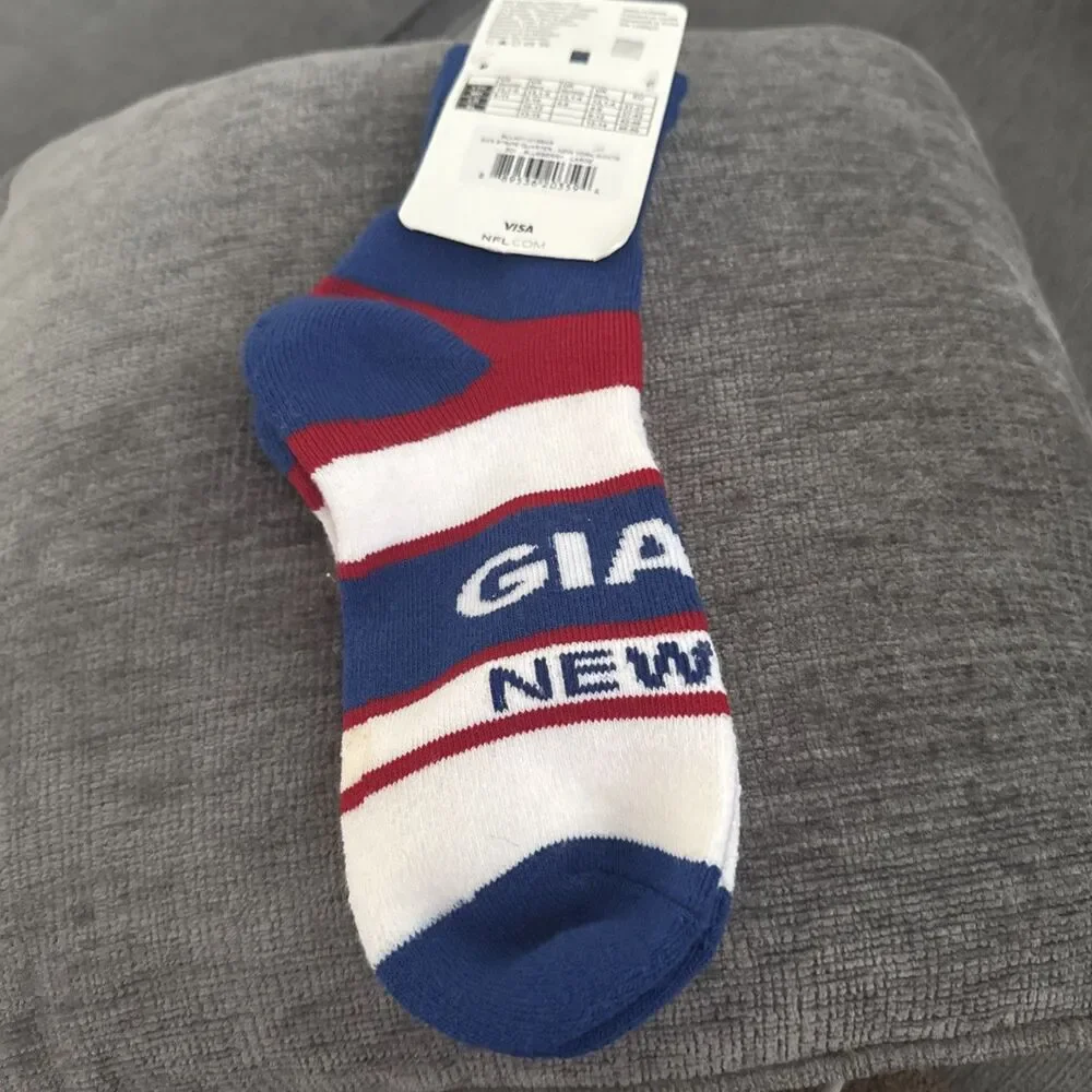 NFL Apparel New York Giants Socks Large New - Picture 4 of 5